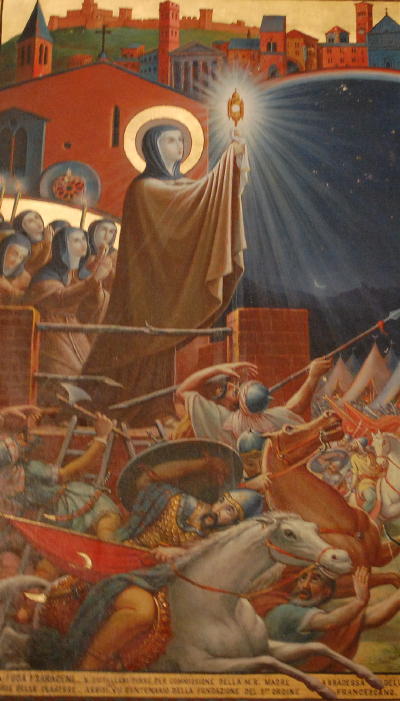 St. Clare patron of Synergic Systems